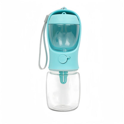 Portable Pet Water Cup Bottle With Food Dispenser