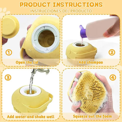 Dog Bath Brush Soap